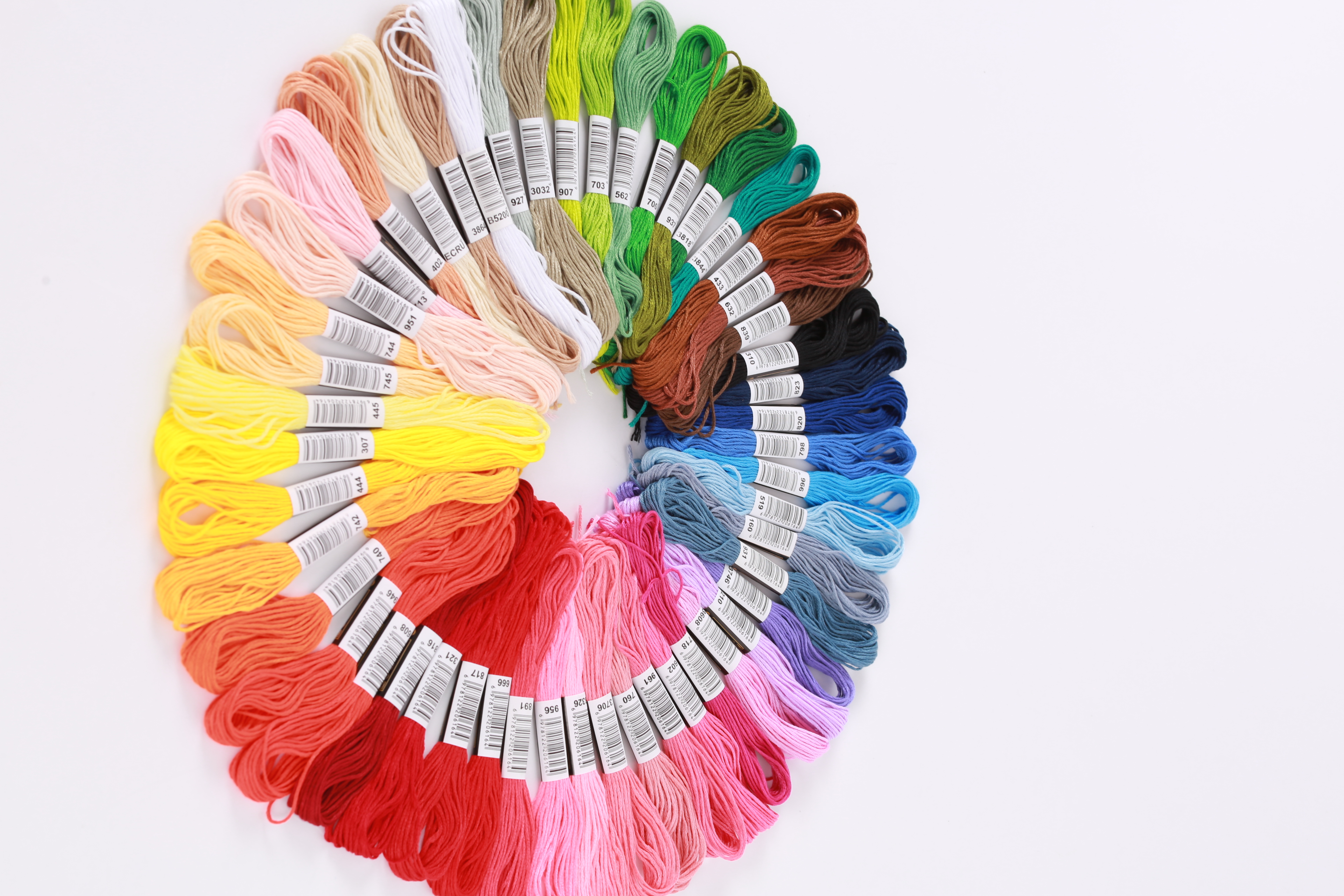 Embroidery floss 50 colors